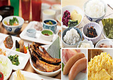 朝食バイキング